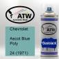 Preview: Chevrolet, Ascot Blue Poly, 24 (1971): 400ml Sprühdose, von ATW Autoteile West.